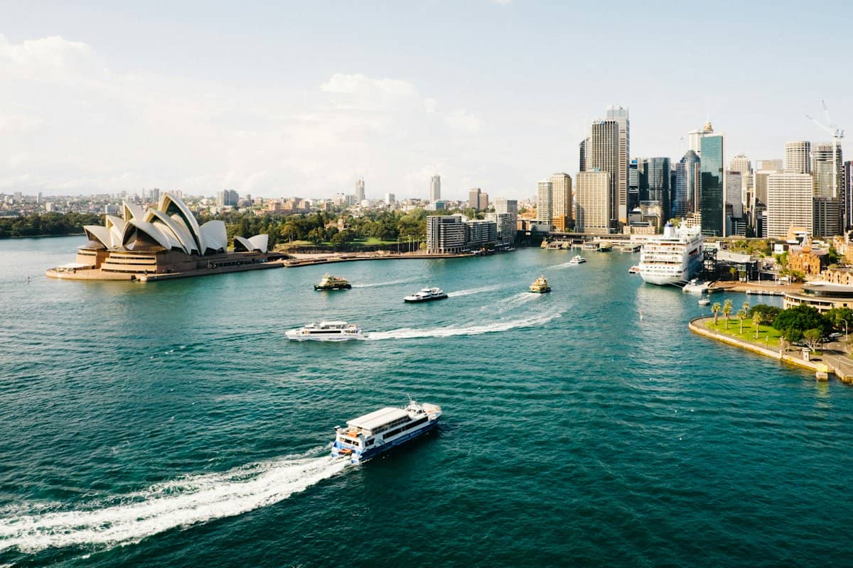 Sydney Harbour and the city skyline