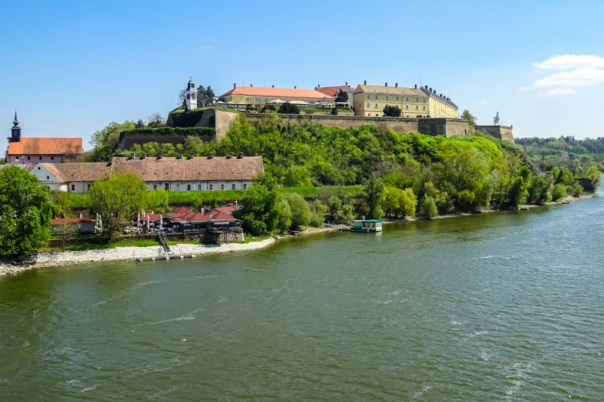 Petrovaradin Fortress above the Danube at Novi Sad